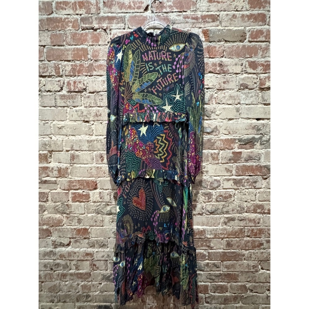 Farm Rio Amazonia Maxi Dress Small - Picture 5 of 11